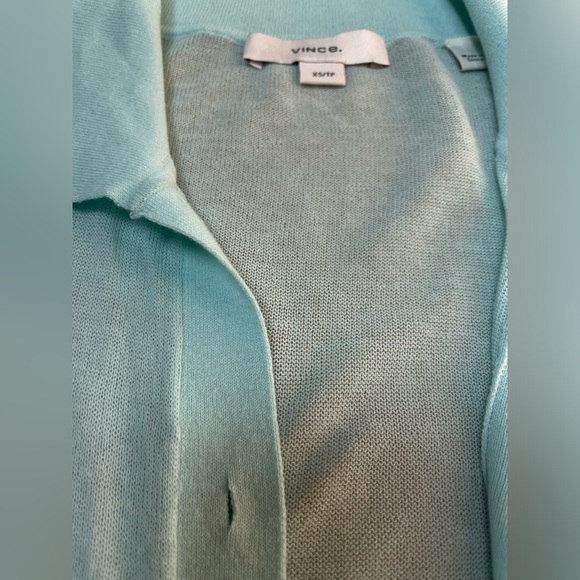 VINCE   100% cotton summer blouse Xs/Tp - Picture 5 of 7